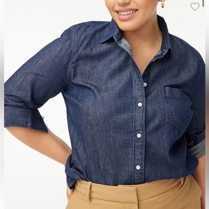 J. Crew Factory Blue Button Down Shirt